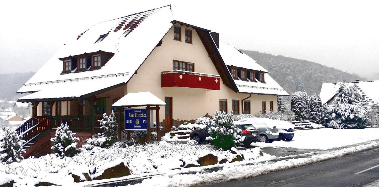 Landgasthof Zum Hirschen Hafenlohr ภายนอก รูปภาพ